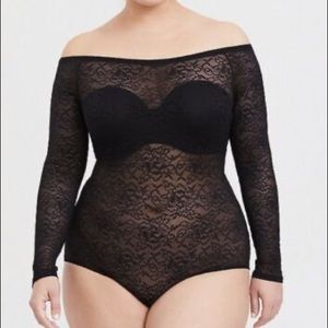 Black lace bodysuit - Torrid - Size 1